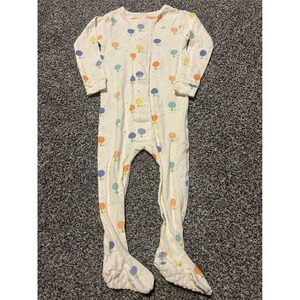 K26 Magnetic Me Baby Footie Pajamas 18-24 Months Hot Air Balloon Organic Cotton